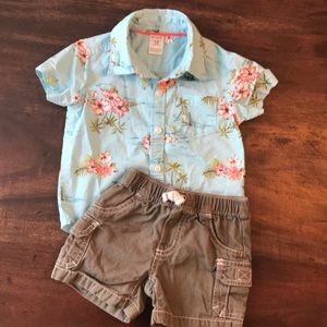 Carter’s Shirt & Shorts Set 12Mo.